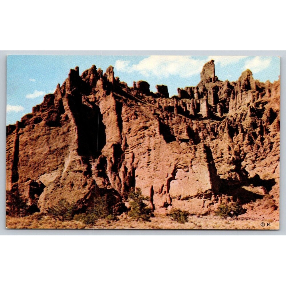 "The Holy City" Yellowstone Postcard Haynes Studios Shoshone River WY 52K275